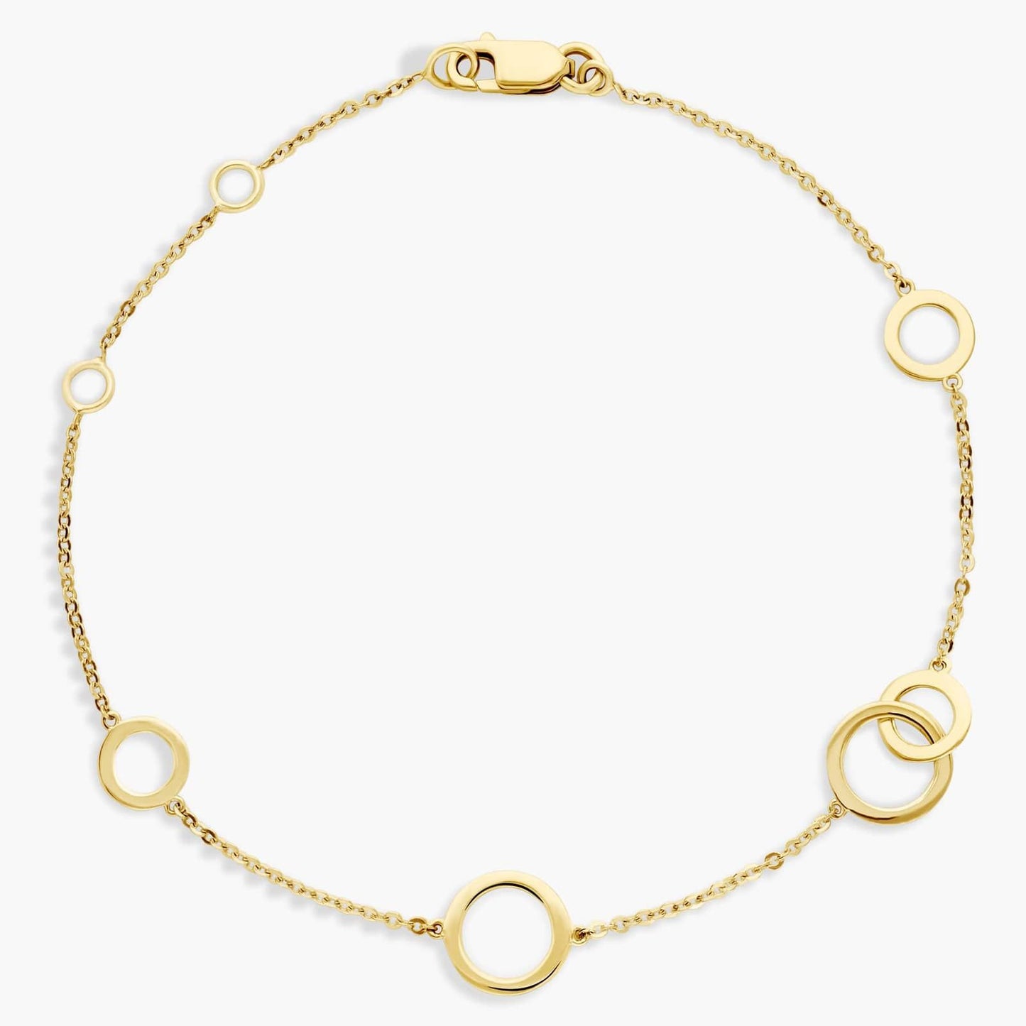 Mini Circle Bracelet 18k Yellow Gold