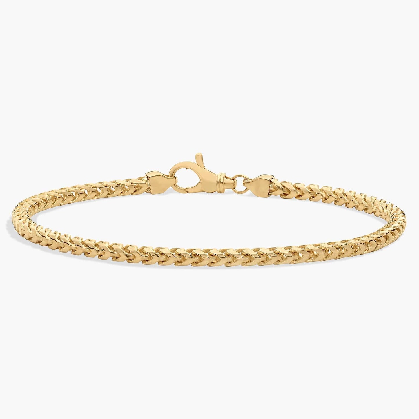 8" Franco Chain Bracelet in 18k Yellow Gold