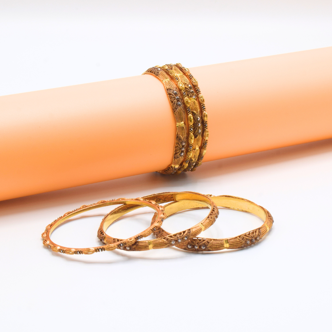 GOLD BANGLES