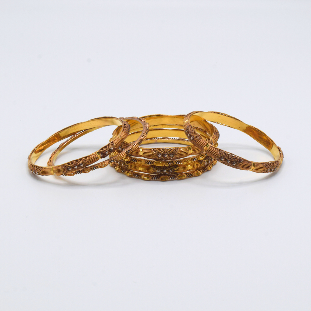 GOLD BANGLES