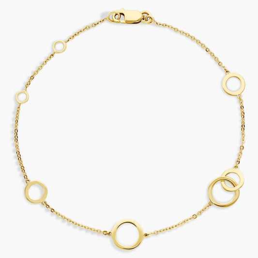 Mini Circle Bracelet 18k Yellow Gold